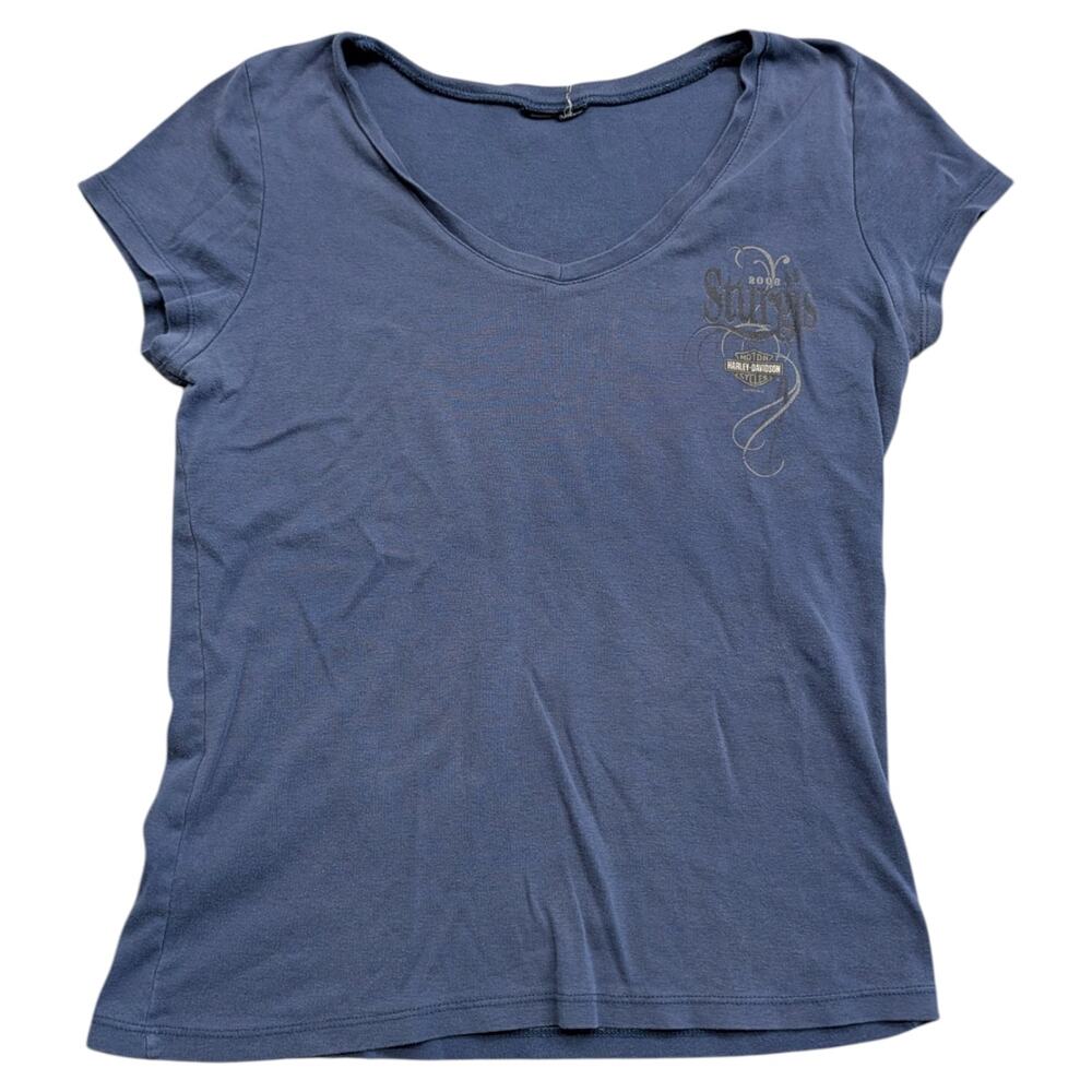 2008 Women's Sturgis Harley-Davidson Devils Tower Run T-shirt